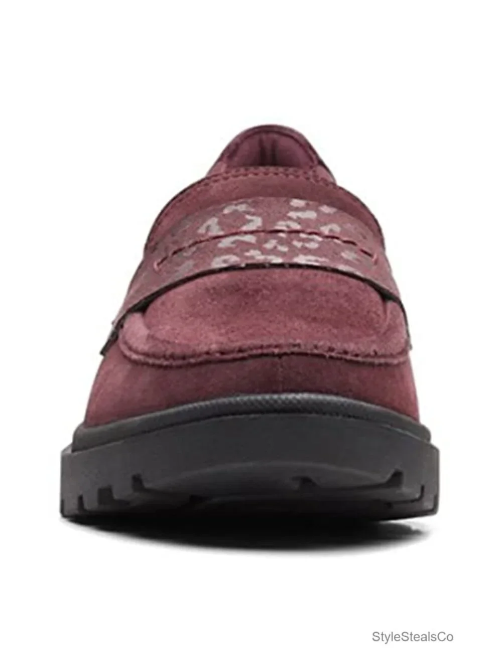 Premium Suede Lug Sole Loafers - Cushioned Comfort Slip-Ons